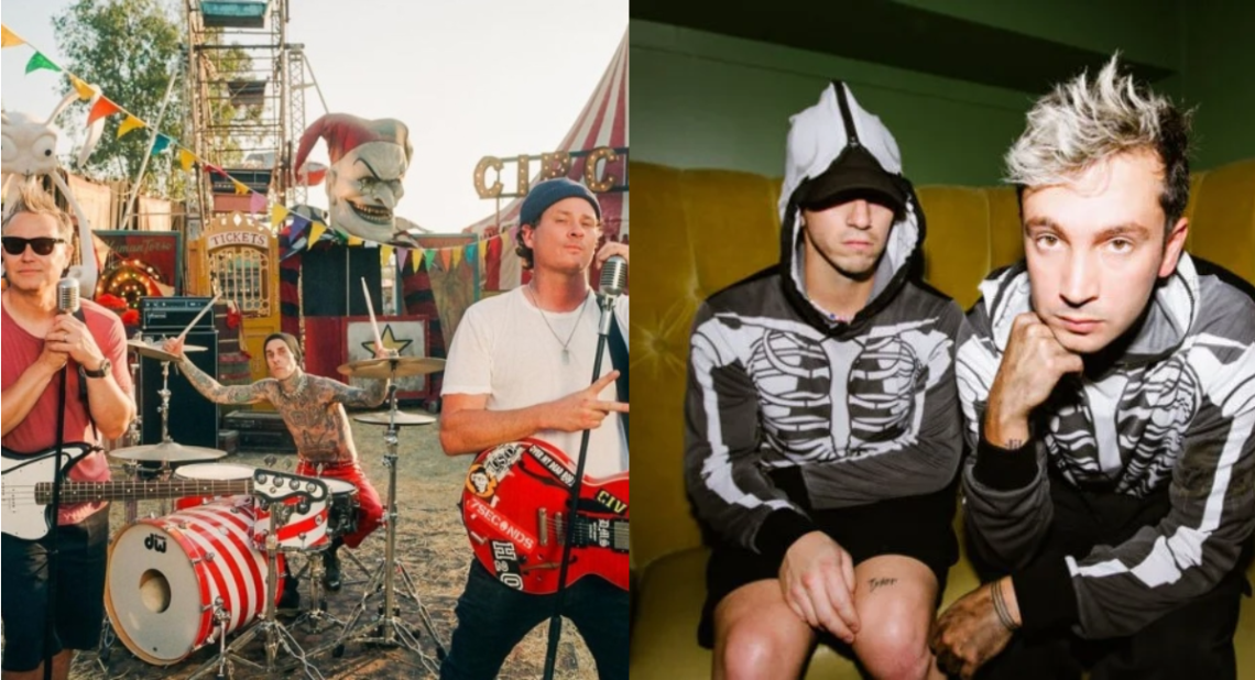 Blink-182 cancela show no Lollapalooza 2023; Twenty One Pilots é