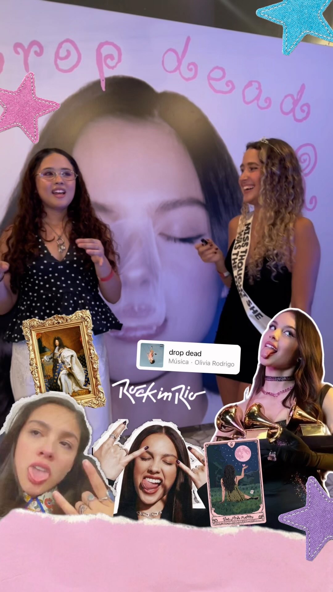 Castelo do Rei Louis? Allianz Parque? ou Rock in Rio? A nova música da Olívia Rodrigo (@oliviarodrigo) já levantou todo tipo de discussão e conversamos com algumas fãs pra saber das fofocas. 🤫🫧

“drop dead” já está disponível em todas as plataformas digitais 💕

#oliviarodrigo