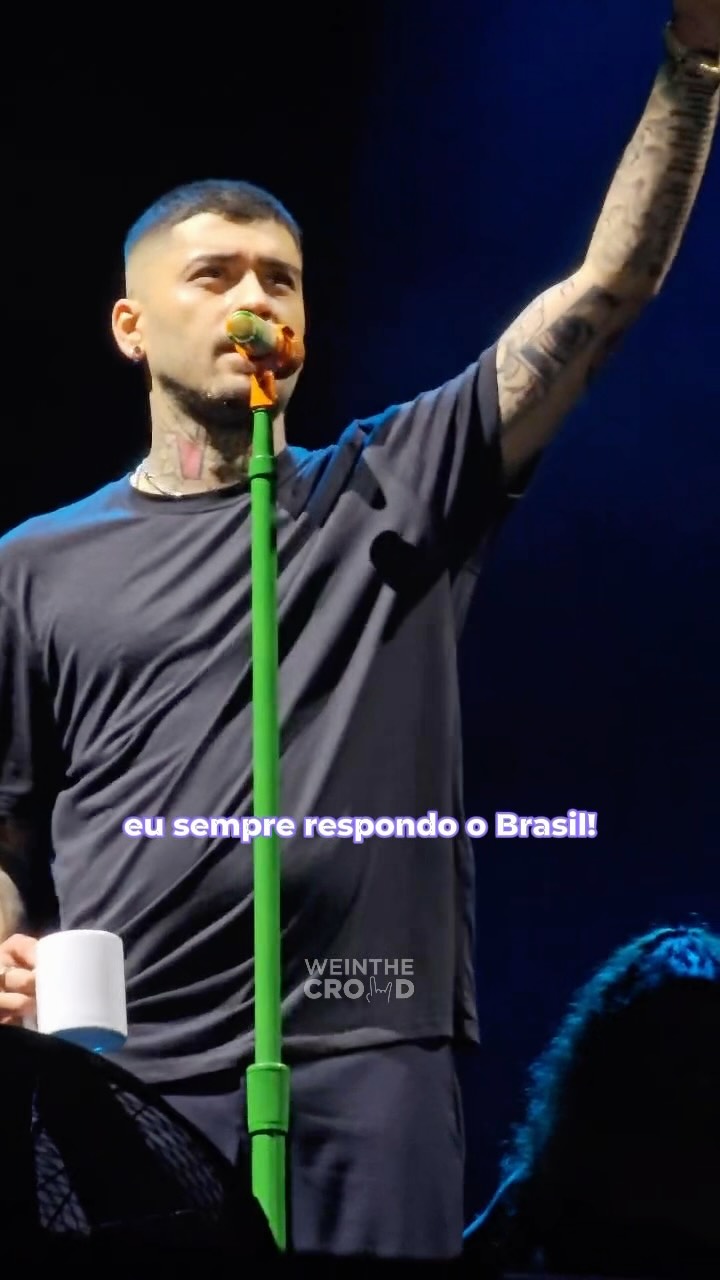 Nós vivemos (!!!) para ver o Zayn listando todos os motivos pelos quais o Brasil é seu lugar favorito no mundo AQUI NO BRASIL! 🇧🇷🤘

#konnakoltour #zaynmalik #ZAYN #konnakol
